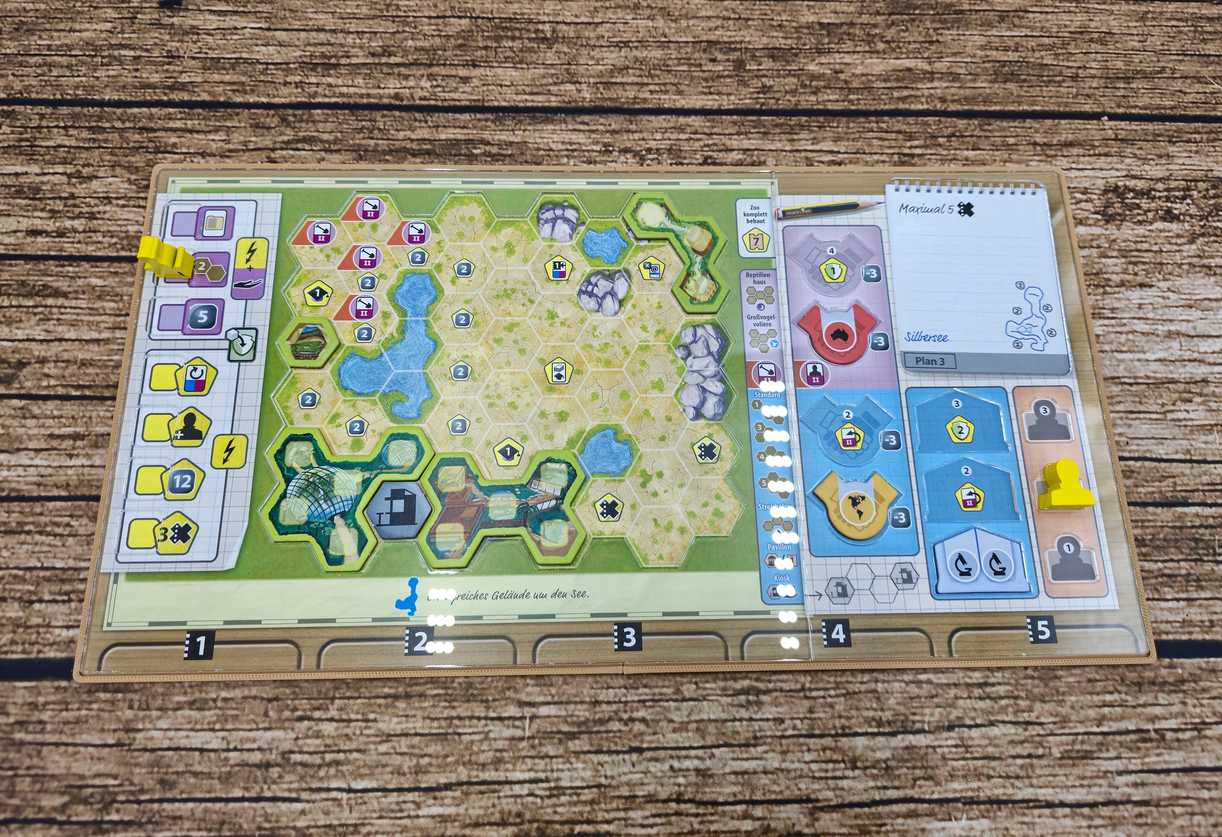 Playerboard Acryloverlay für Arche Nova