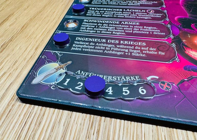 Playerboard Acryloverlay für Wonderlands War