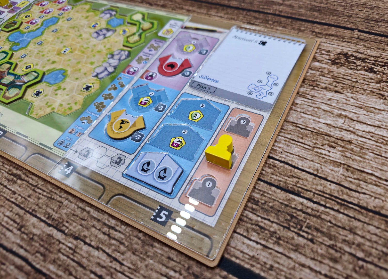 Playerboard Acryloverlay für Arche Nova