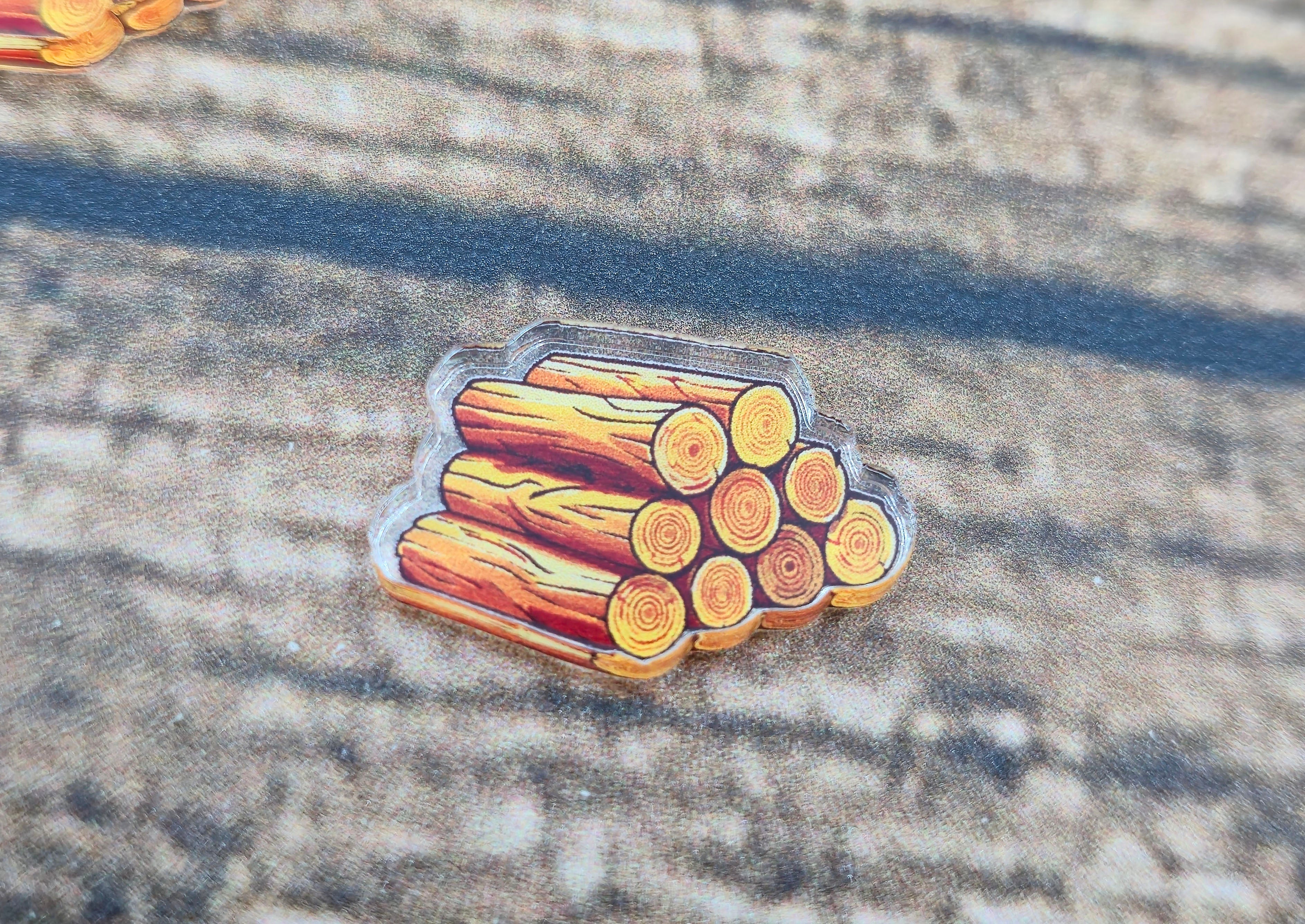 Acryl Deluxe Token Holzstapel