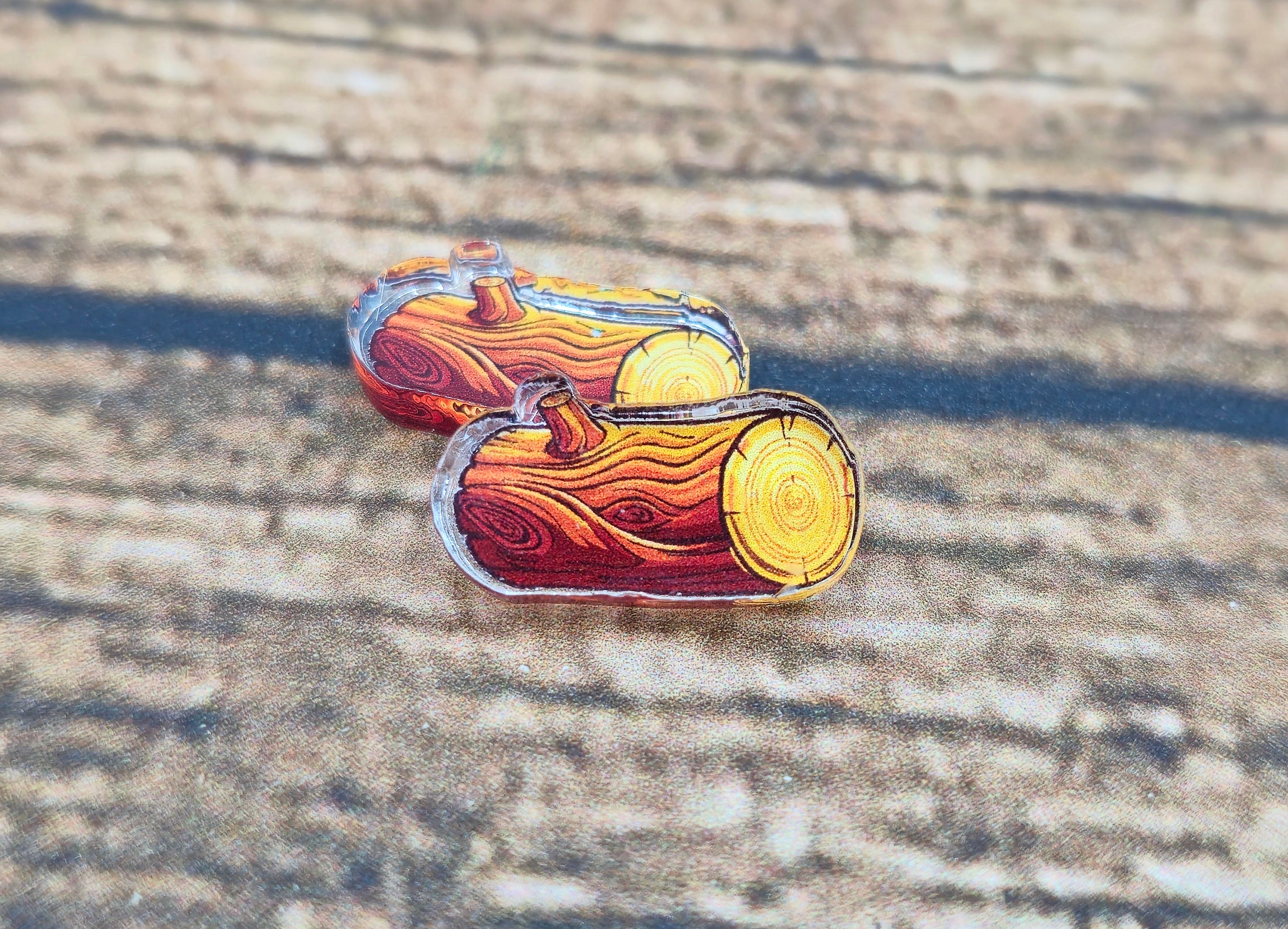 Acryl Deluxe Token Holzstamm