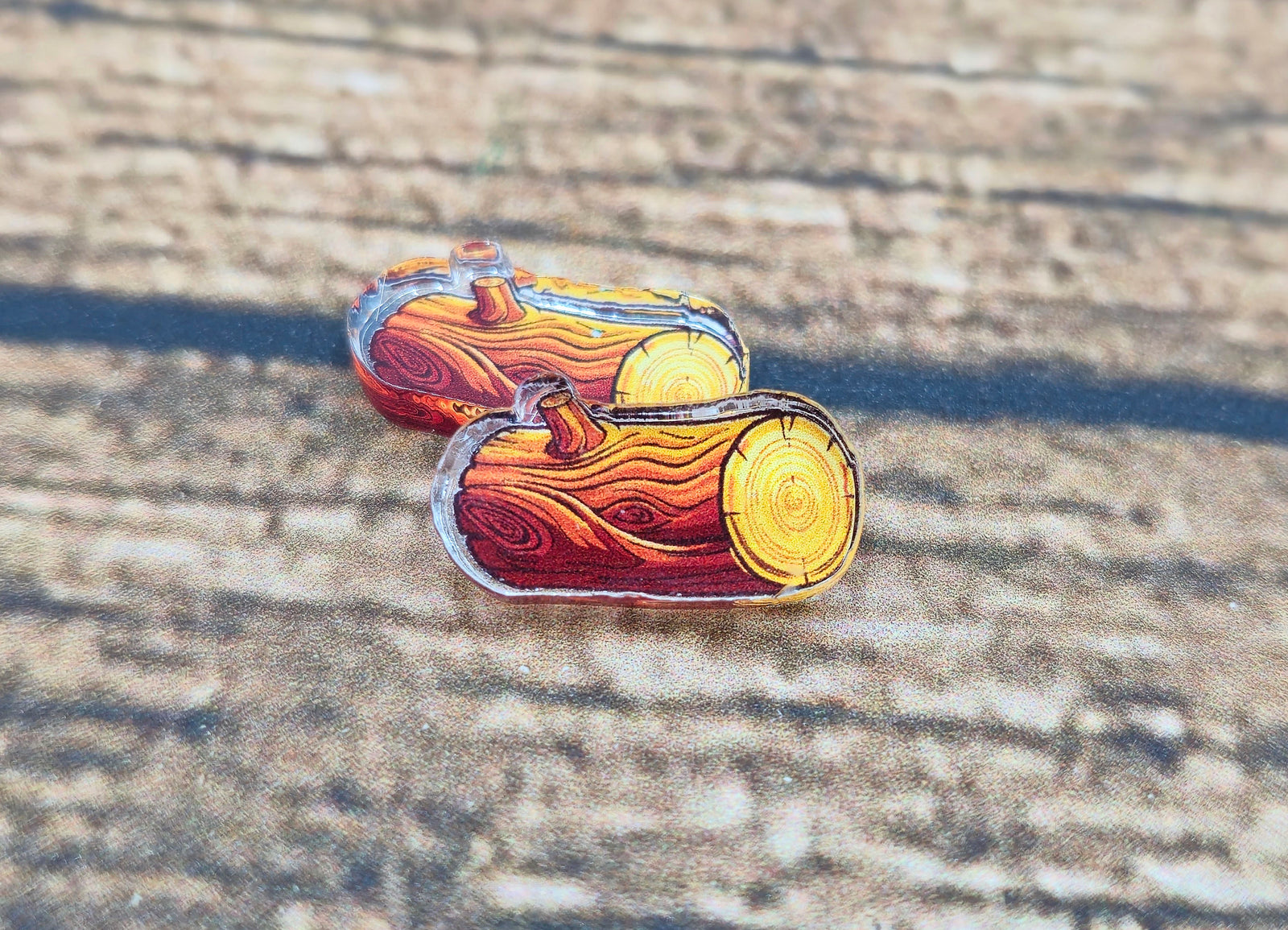 Acryl Deluxe Token Holzstamm