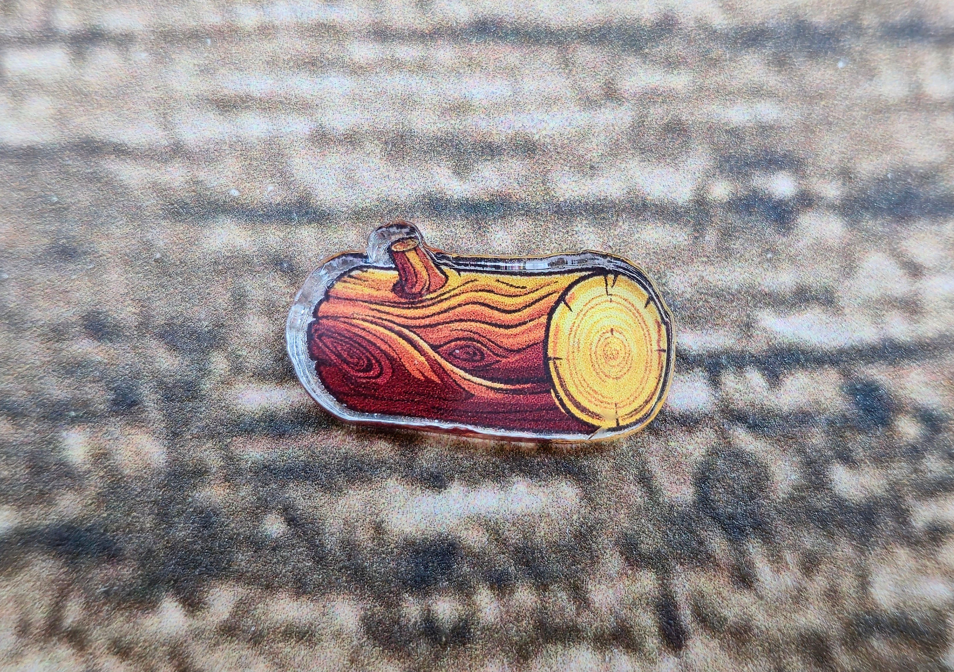 Acryl Deluxe Token Holzstamm