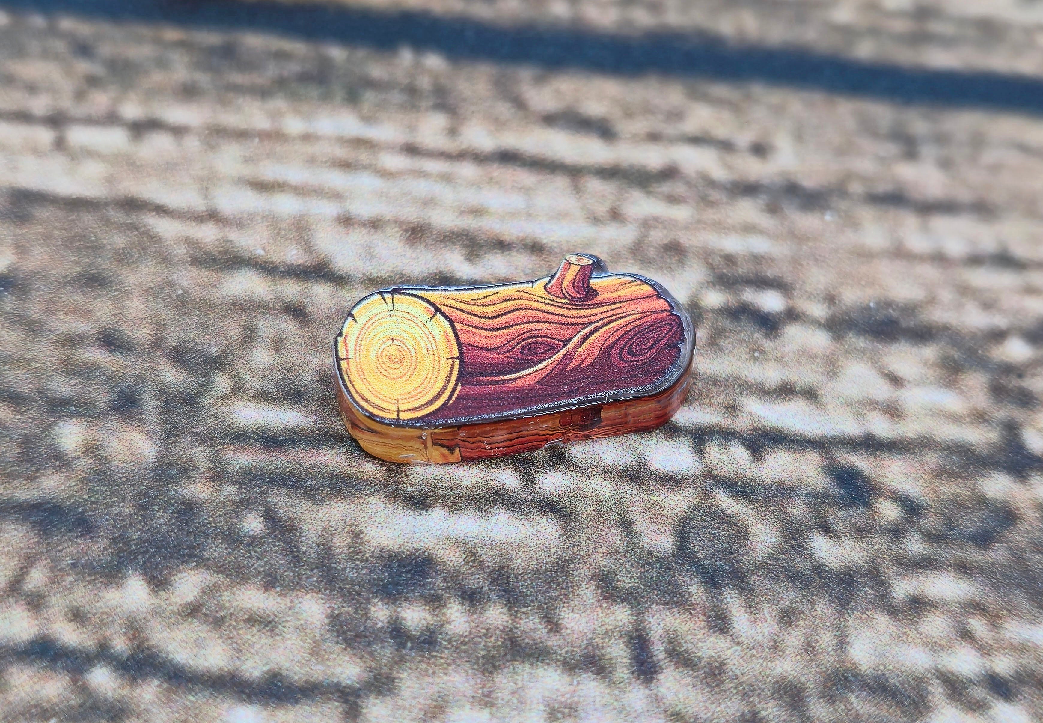 Acryl Deluxe Token Holzstamm