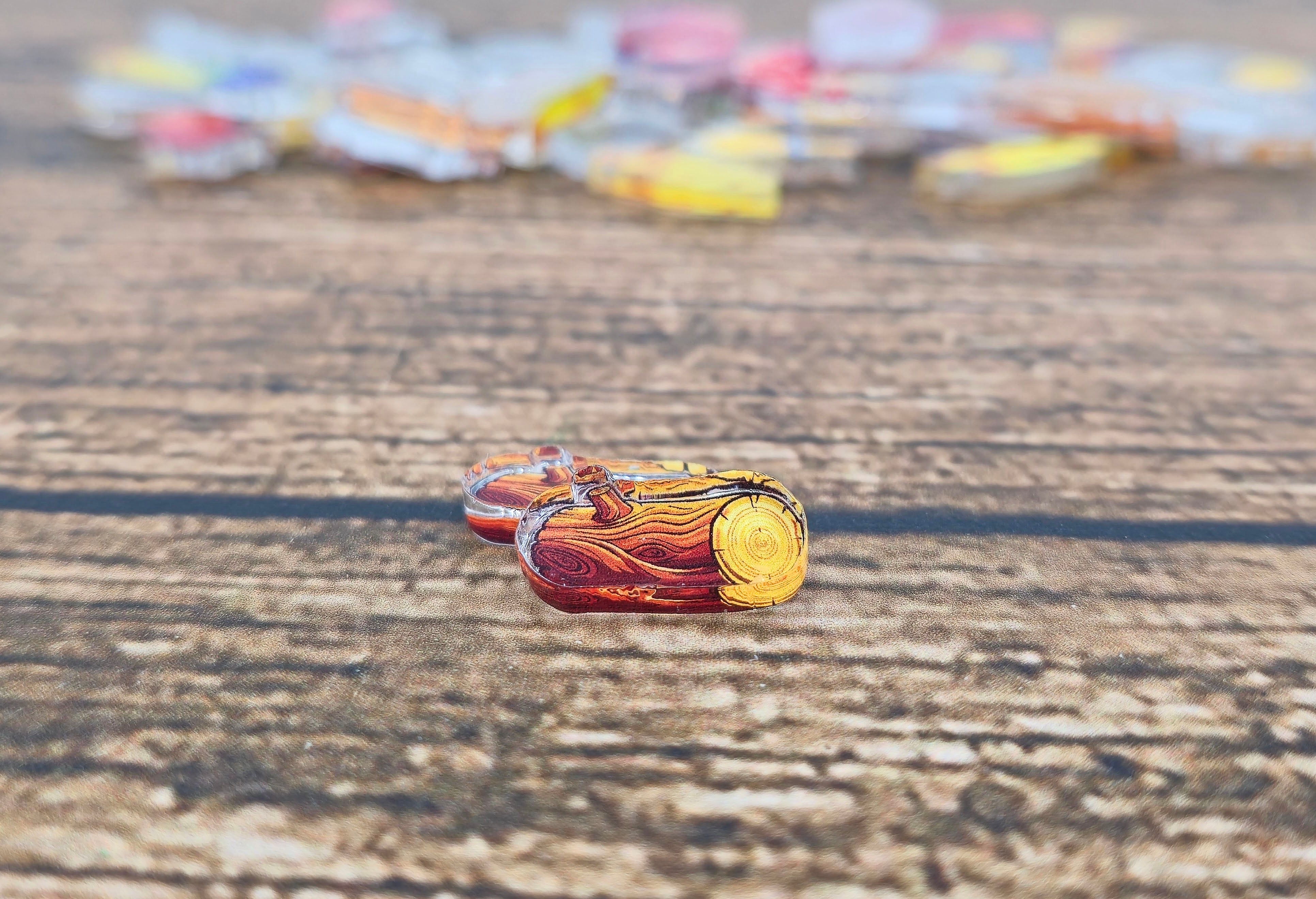 Acryl Deluxe Token Holzstamm