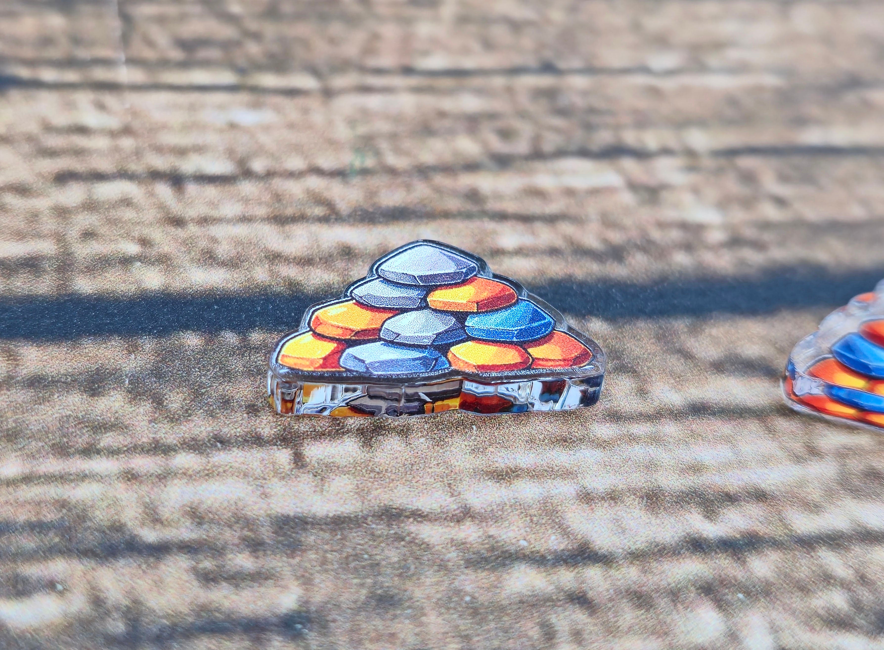 Acryl Deluxe Token Steinstapel universell