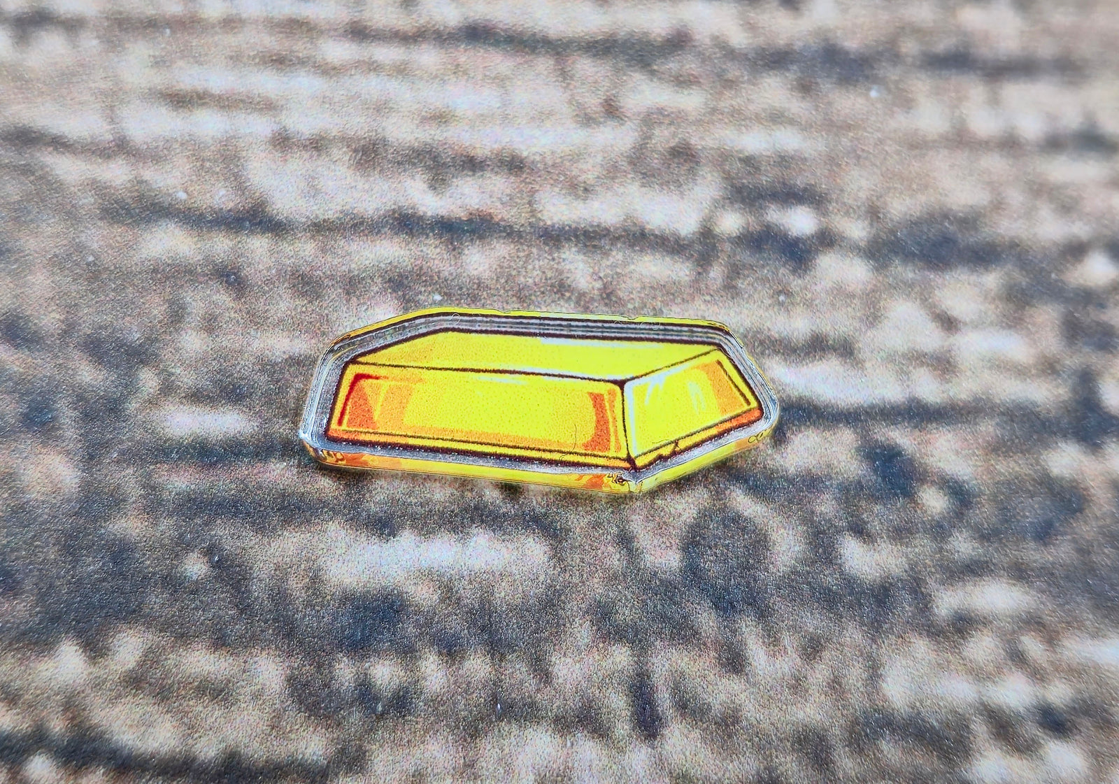 Acryl Deluxe Token Goldbarren universell