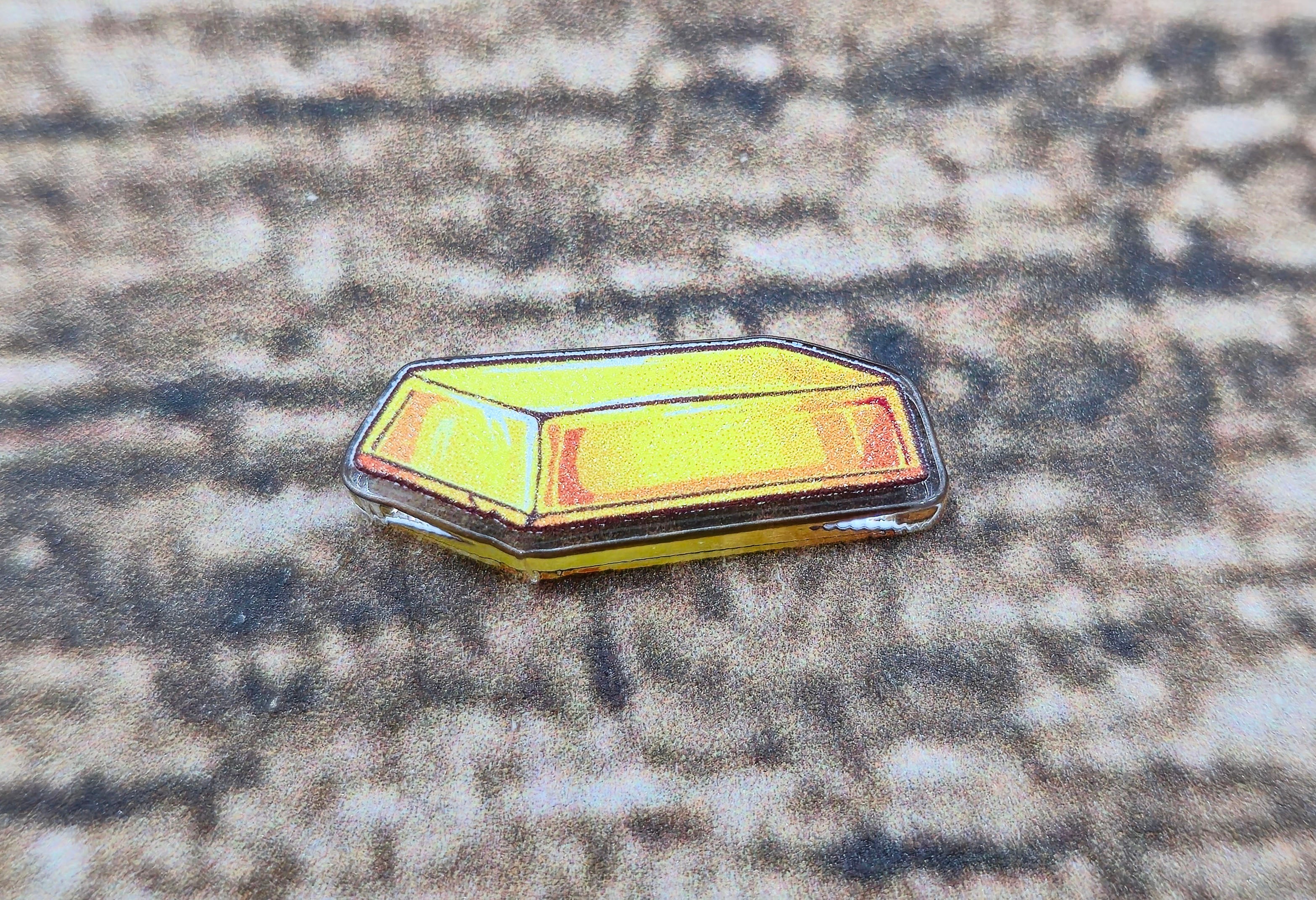 Acryl Deluxe Token Goldbarren universell