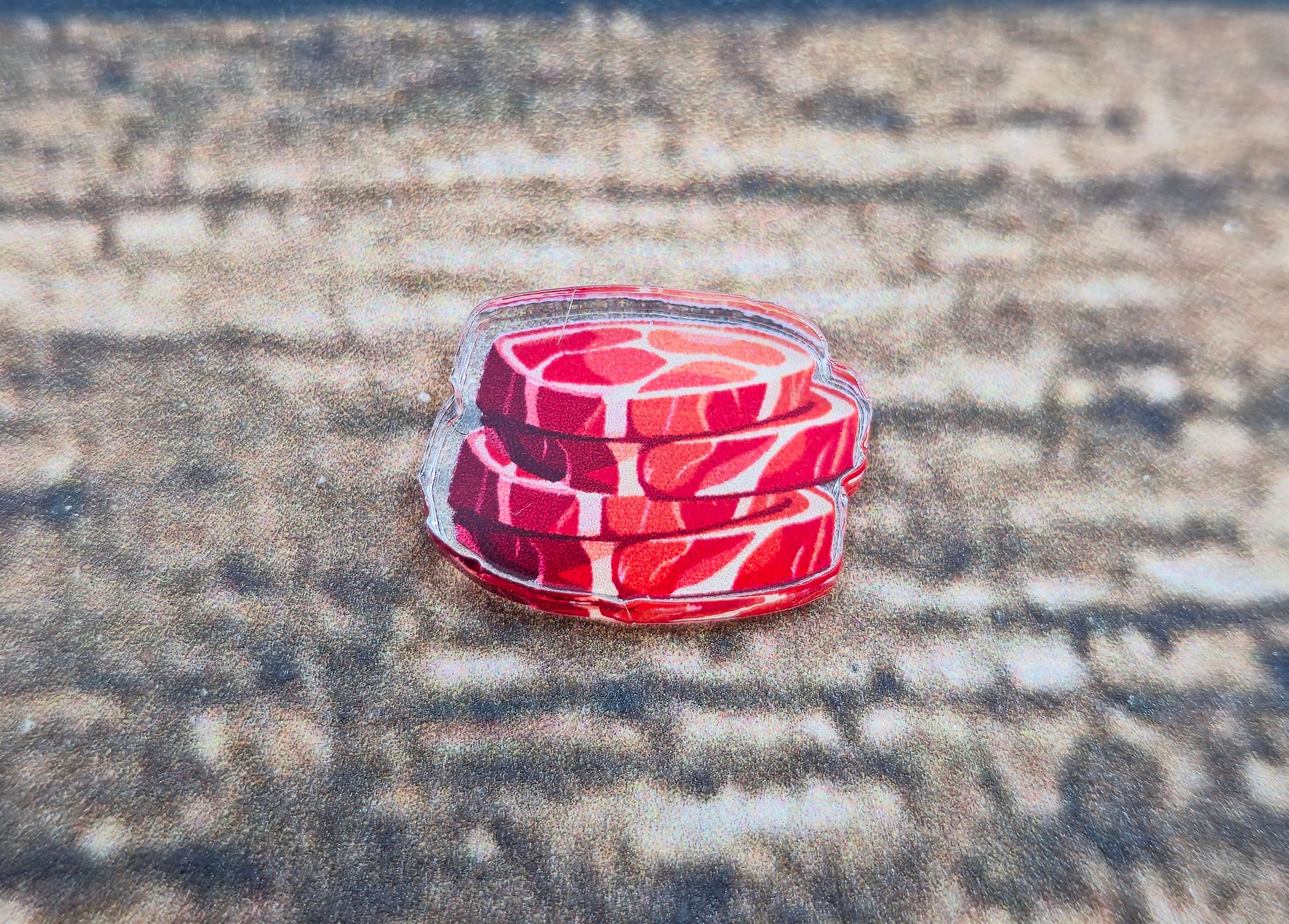 Acryl Deluxe Token Fleischstapel universell