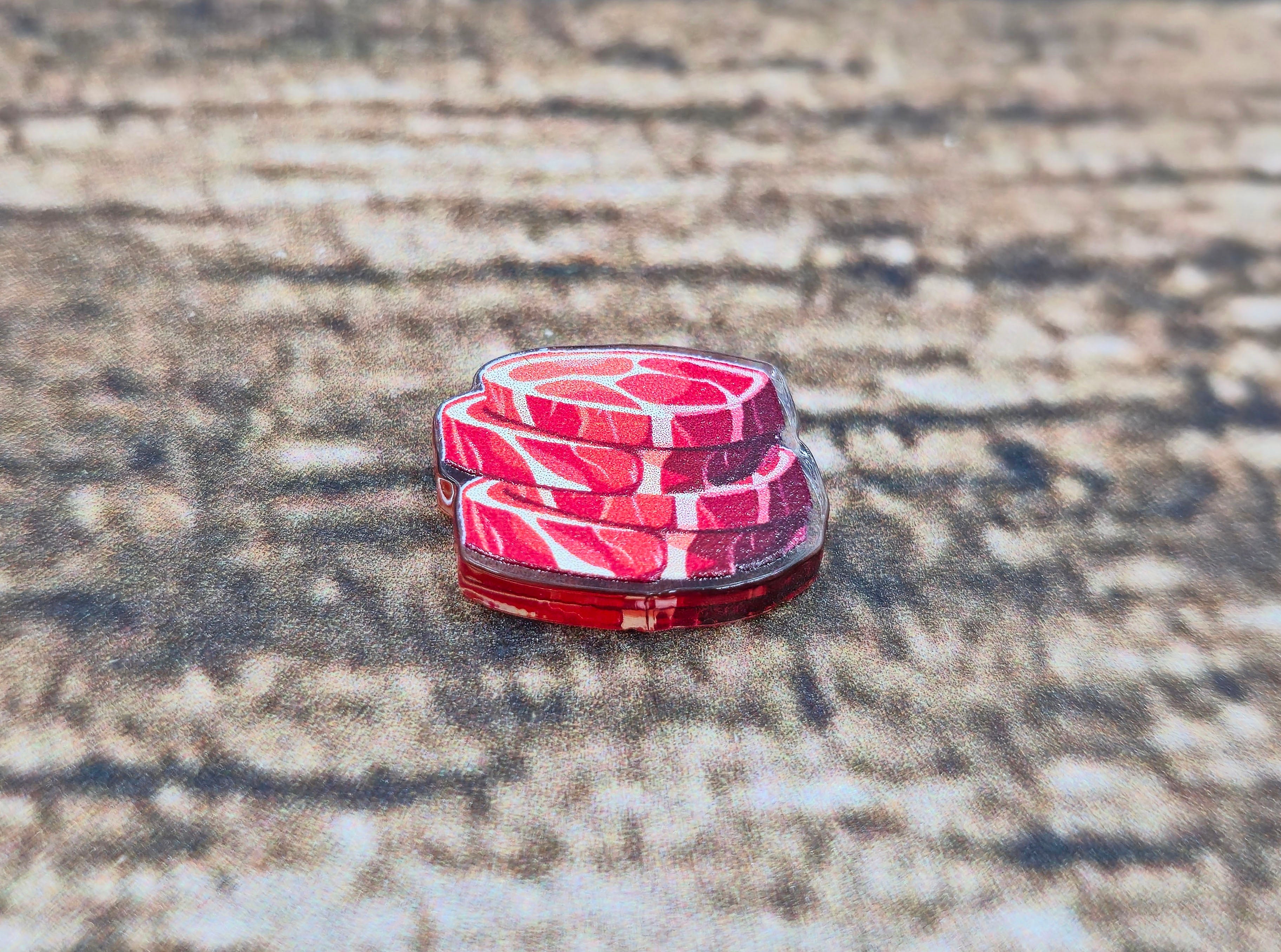 Acryl Deluxe Token Fleischstapel universell