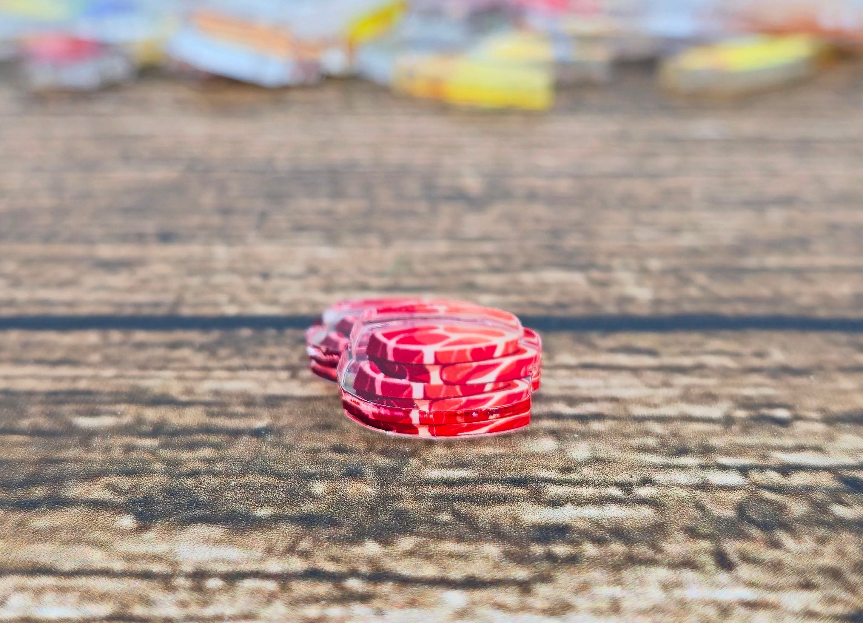 Acryl Deluxe Token Fleischstapel universell