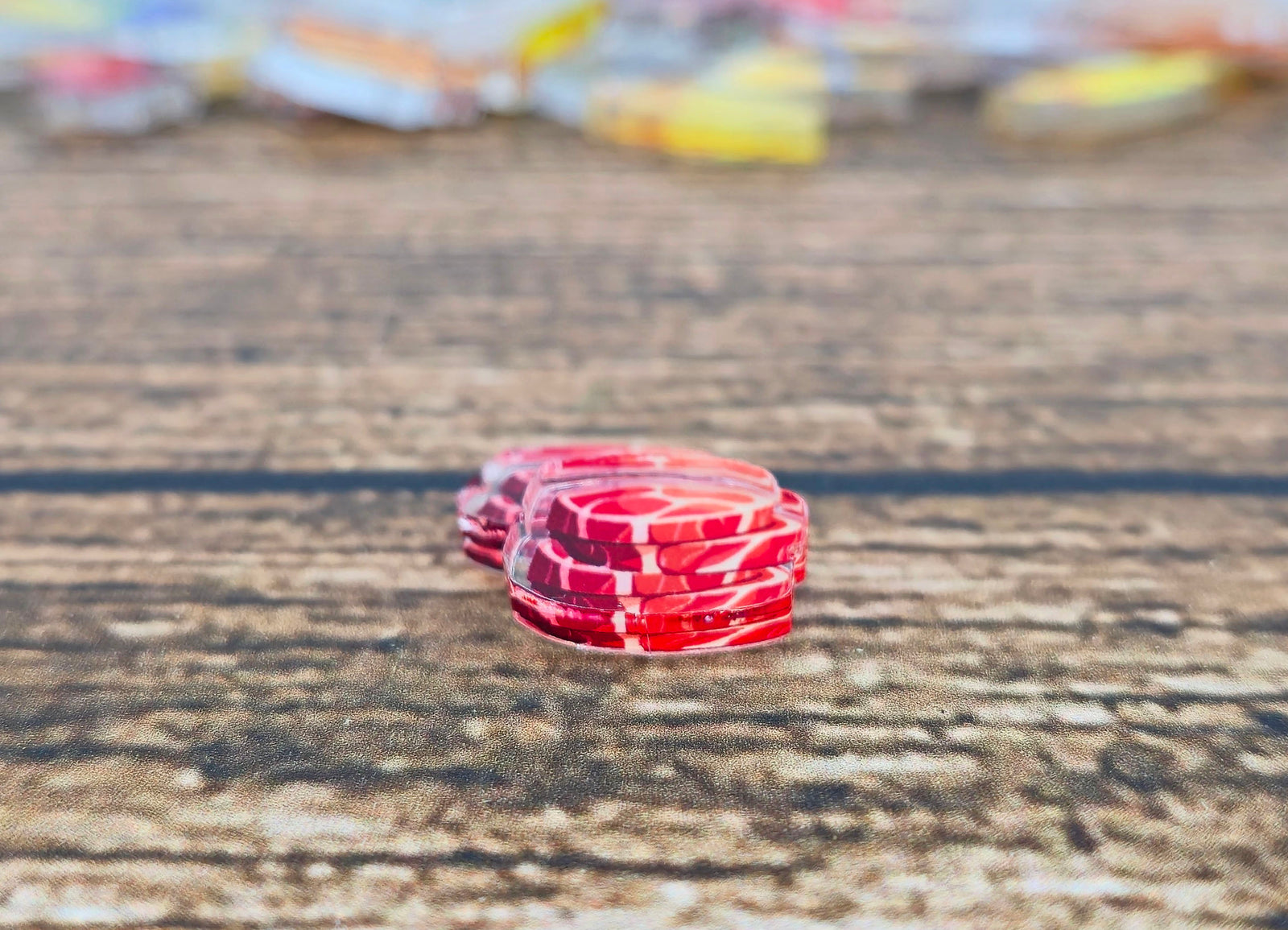 Acryl Deluxe Token Fleischstapel universell