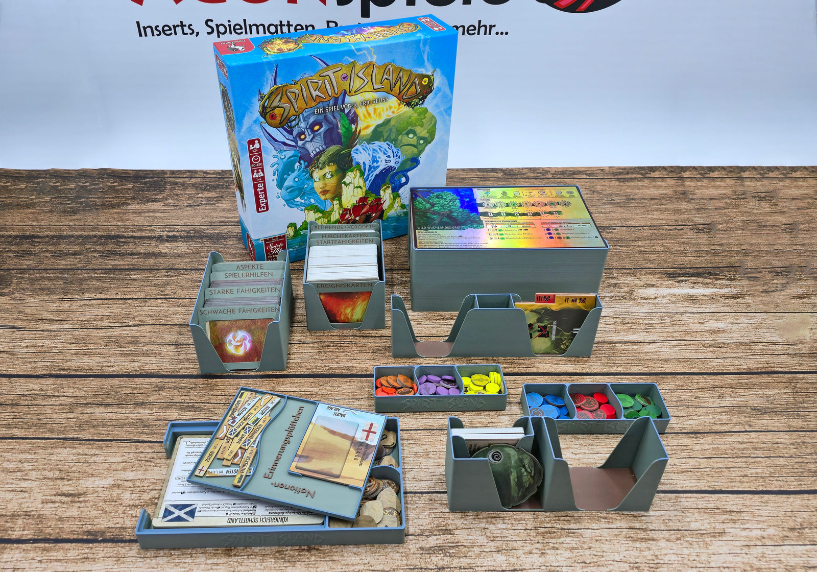 Insert für Spirit Island + Erweiterungen (2 Boxen)