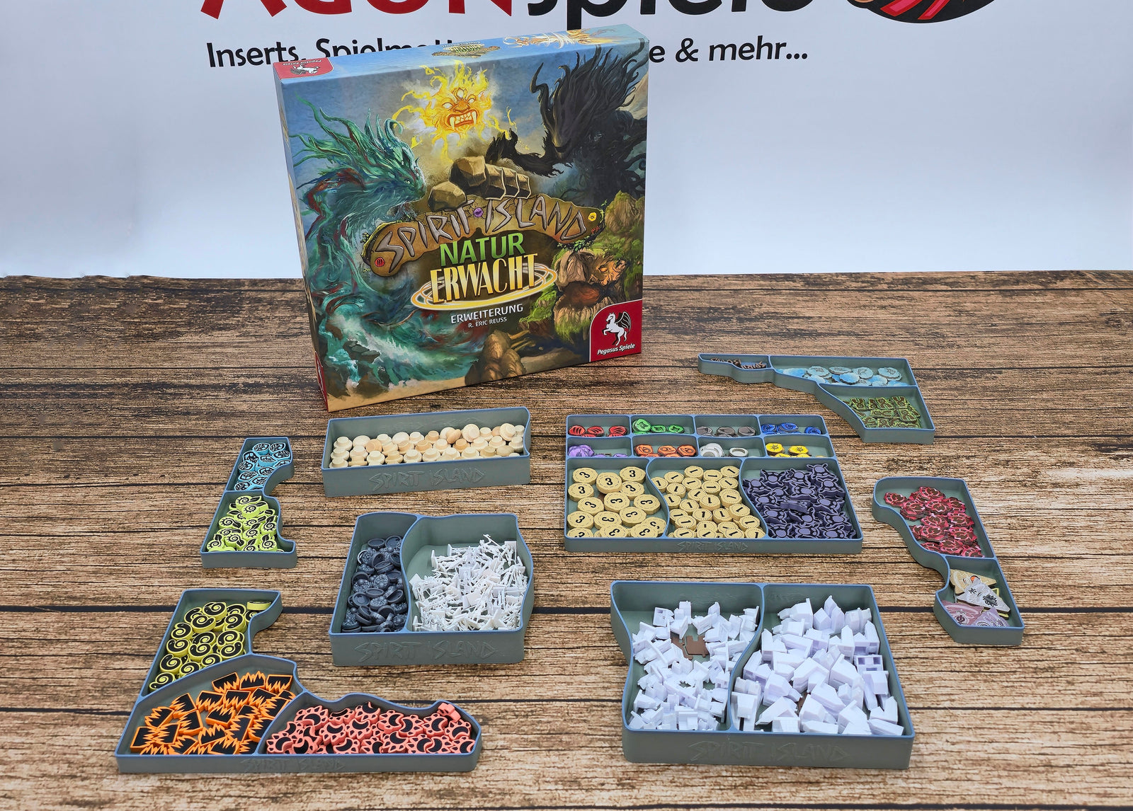Insert für Spirit Island + Erweiterungen (2 Boxen)
