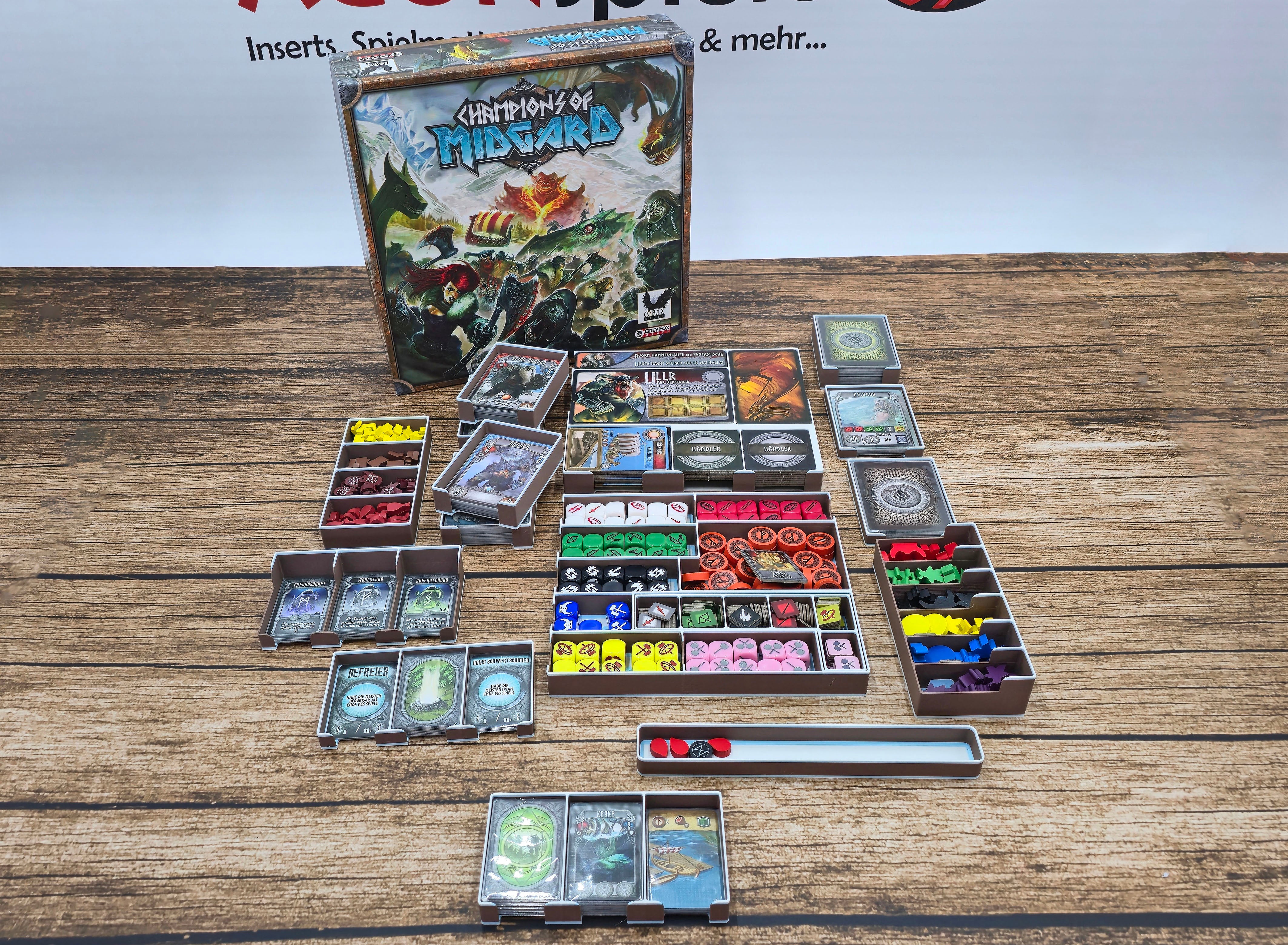 Insert für Champions of Midgard + Erweiterungen