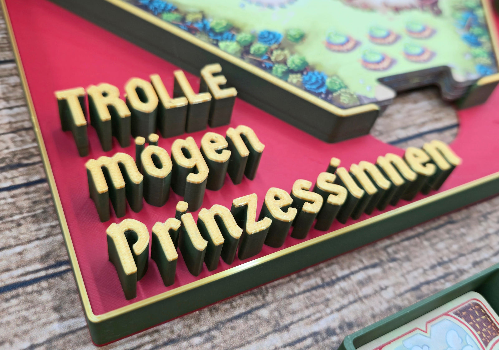 Trolle mögen Prinzessinnen Insert 3D Druck