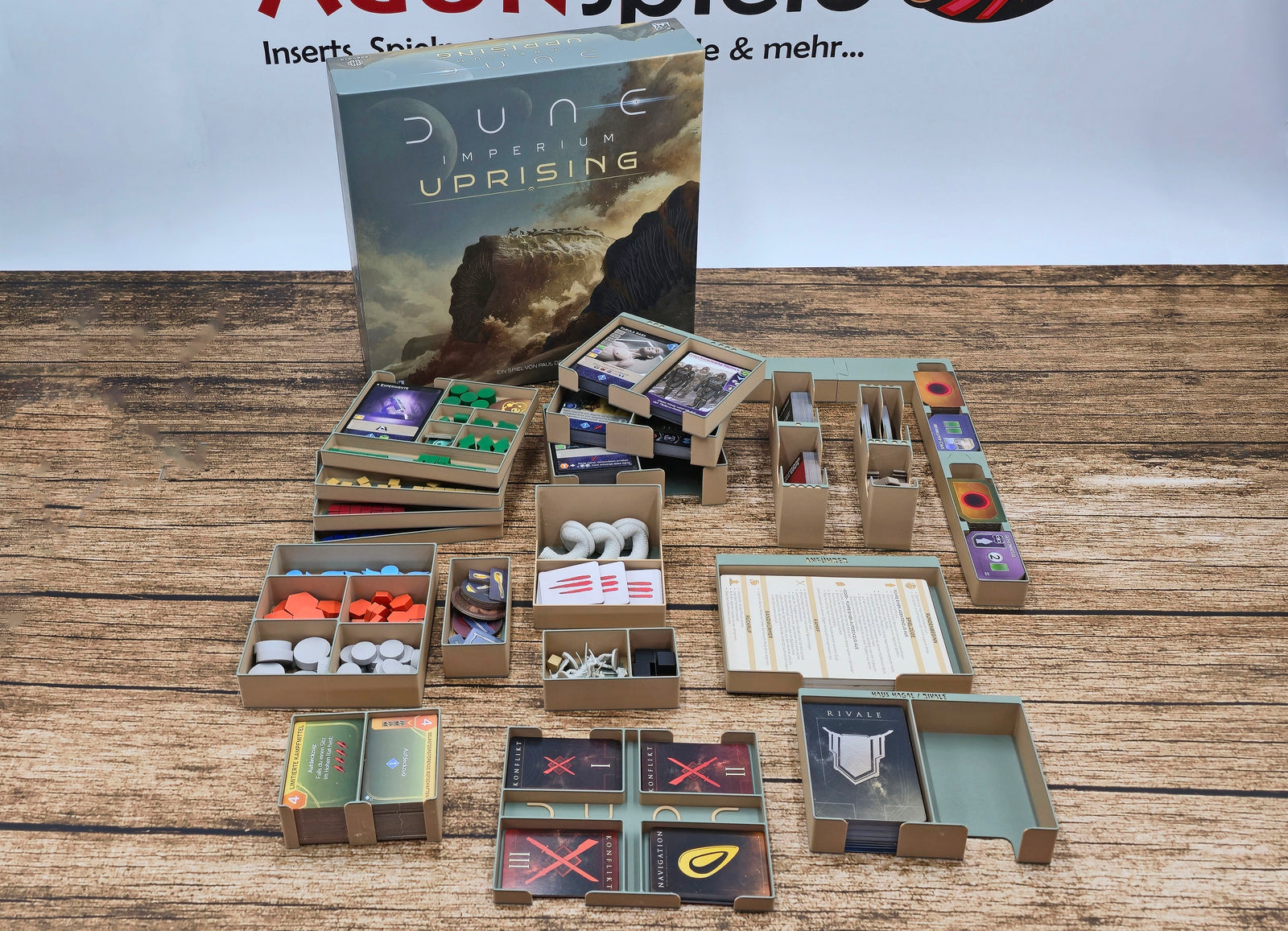 Dune Imperium Uprising Insert 3D Druck