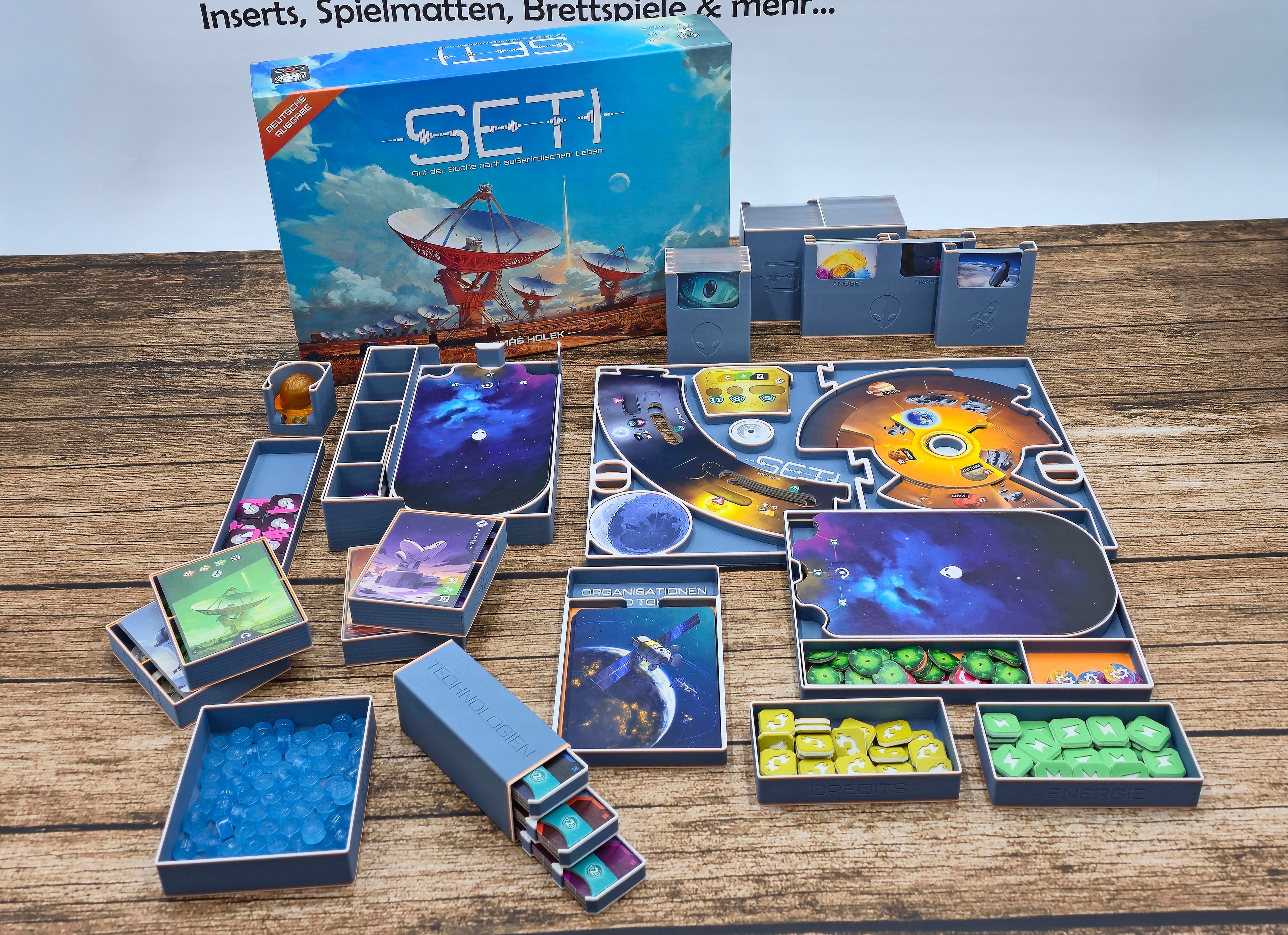 Insert für Seti + Erweiterung – Agonspiele