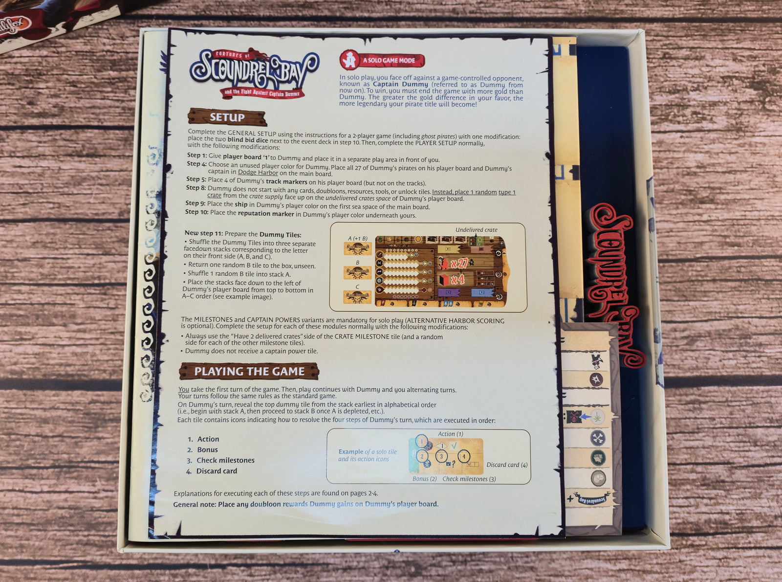 Insert für Fortunes of Scoundrel Bay