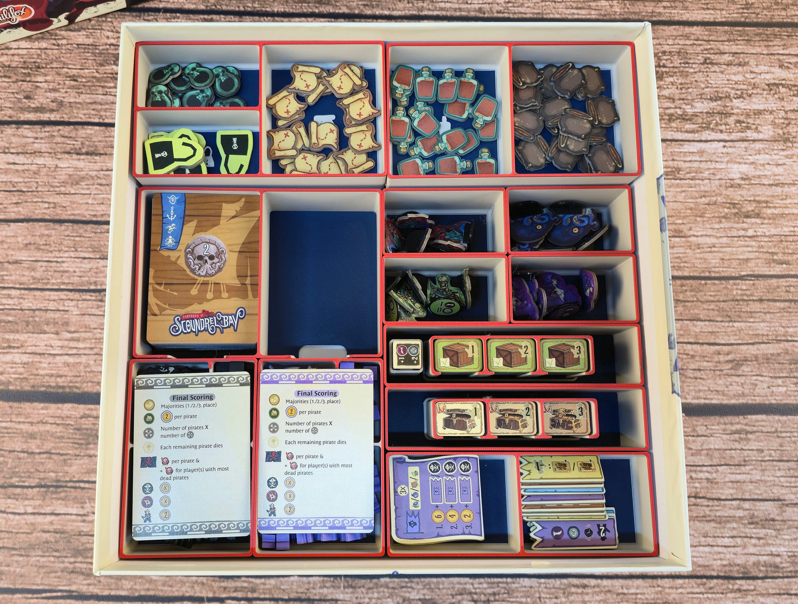 Insert für Fortunes of Scoundrel Bay