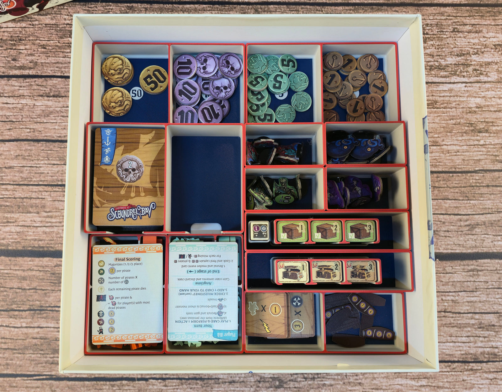 Insert für Fortunes of Scoundrel Bay