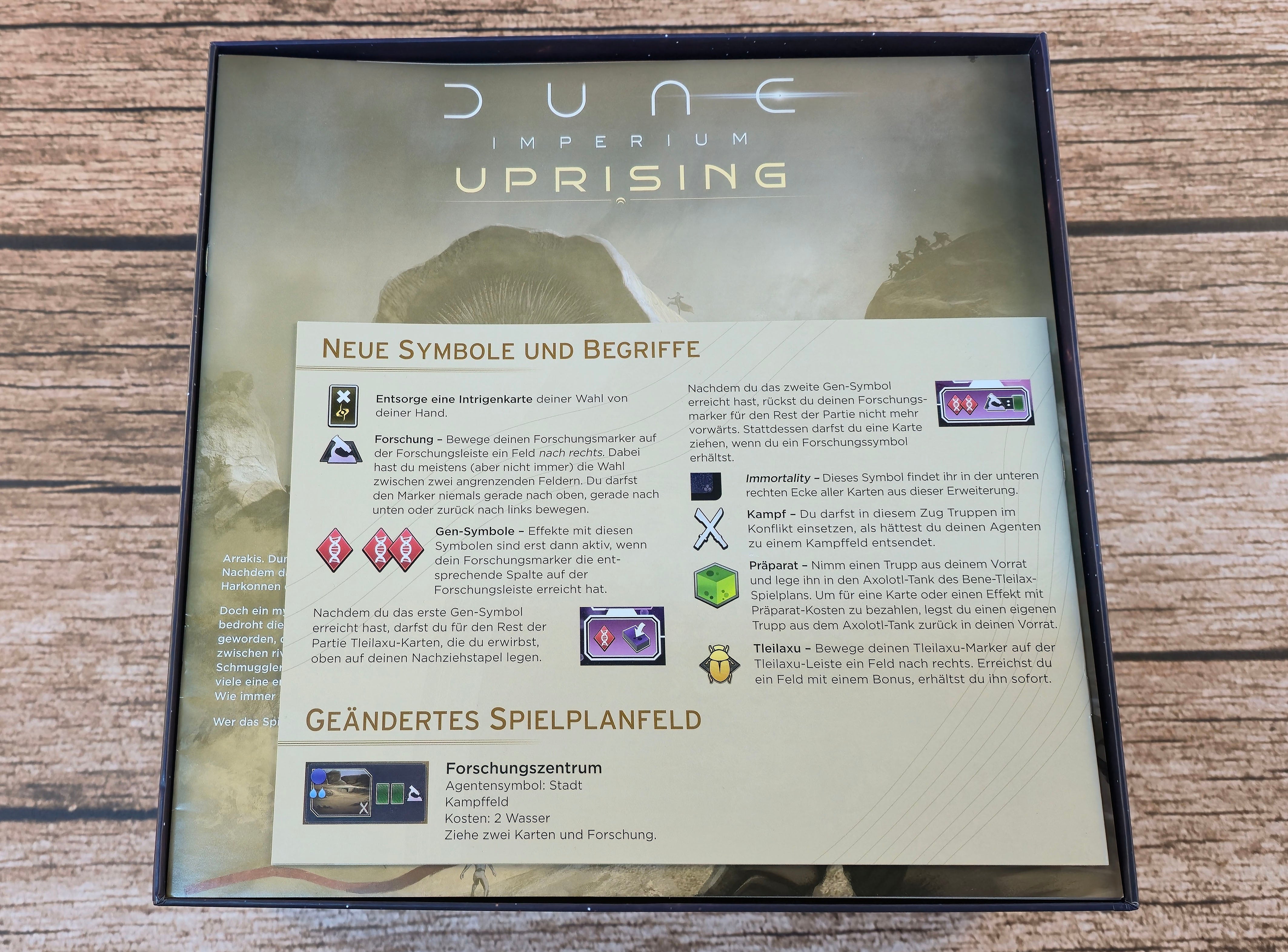 Insert 3D Druck Dune Imperium Uprising Deluxe Box