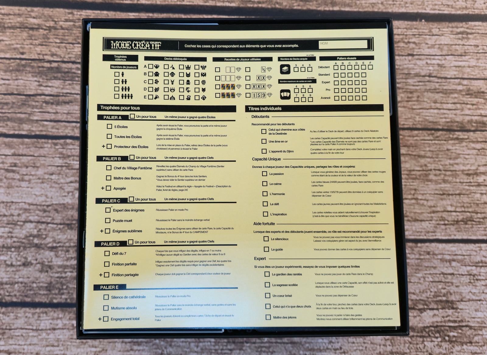 Eternal Decks Insert 3D Druck