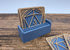 3D-Untersetzer im D20-Design "eckig"