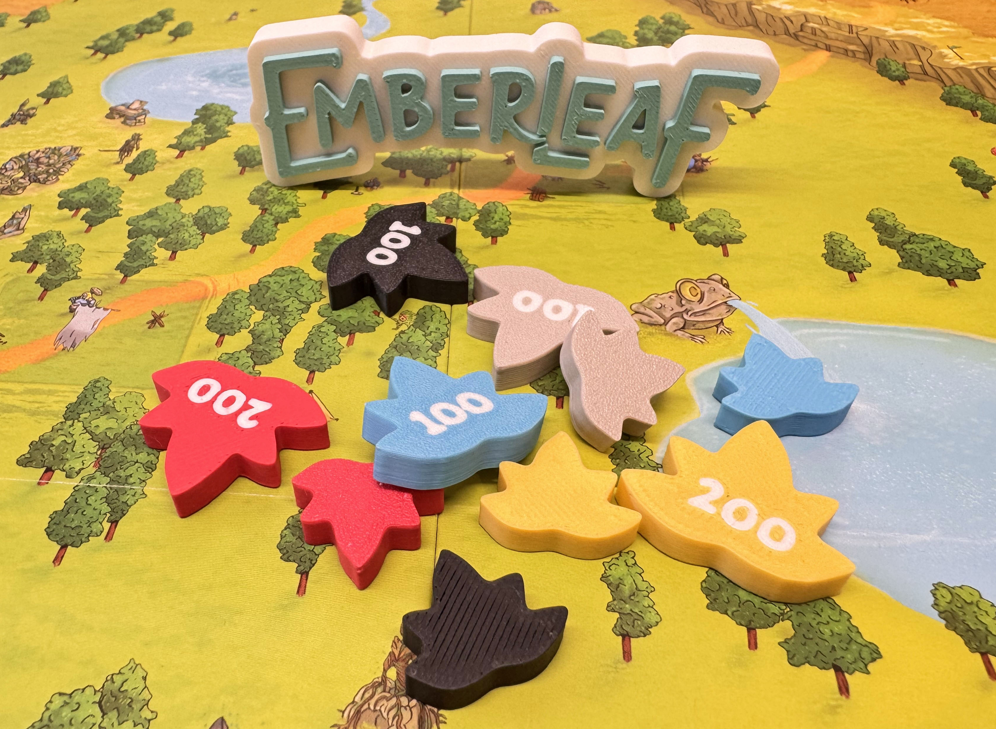 Emberleaf Deluxe Token 3D Druck