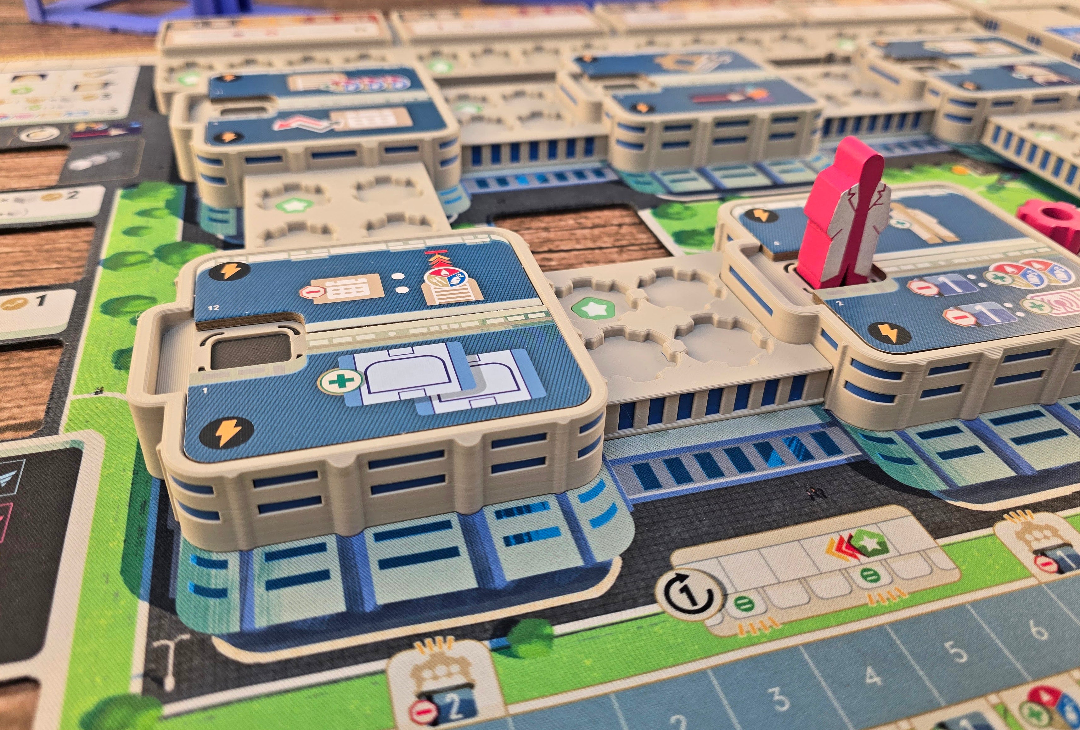 3D gedruckte Gebäude passend zu Galactic Cruise
