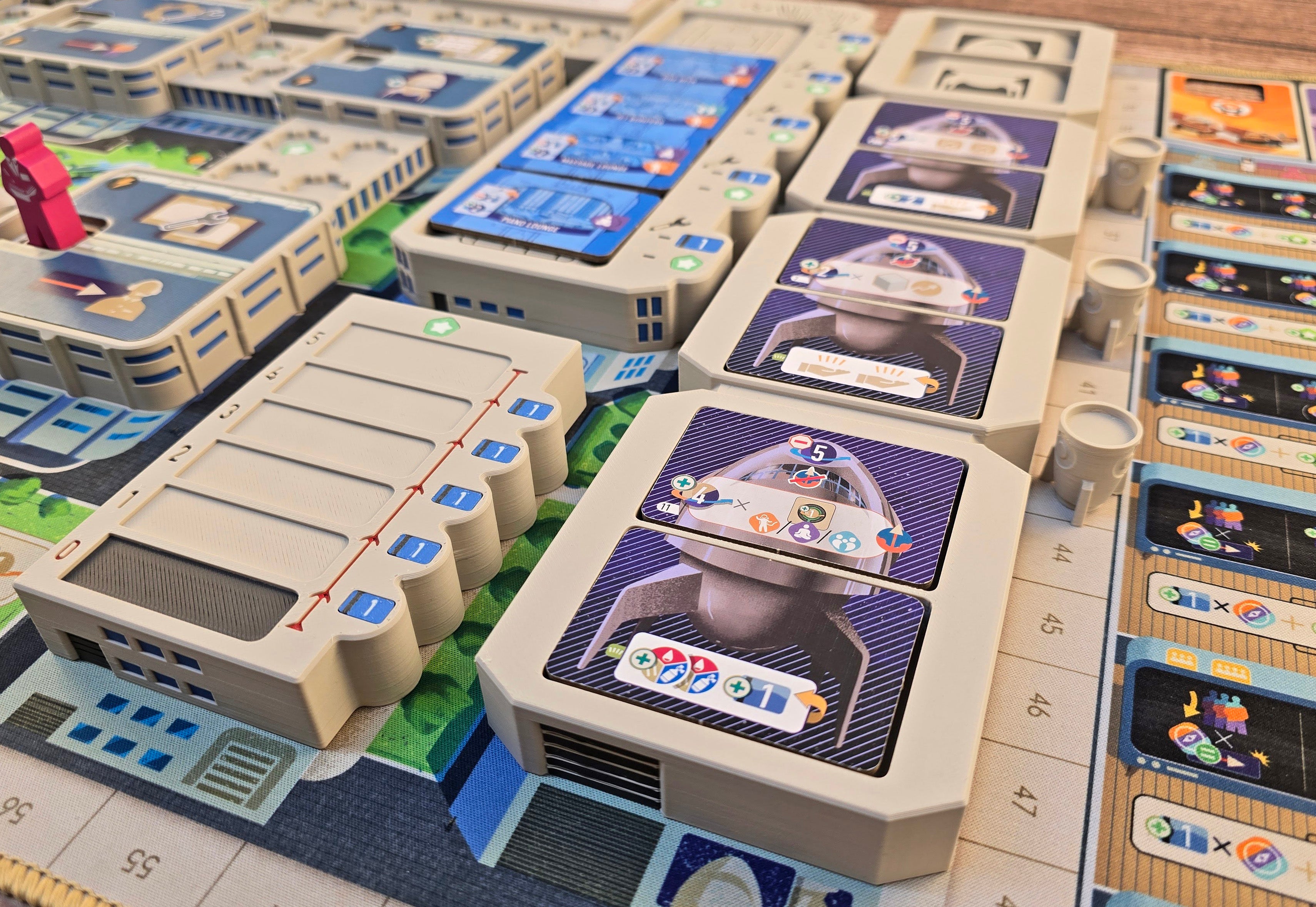 3D gedruckte Gebäude passend zu Galactic Cruise