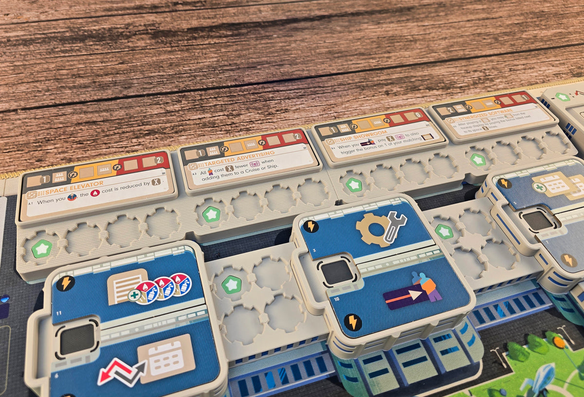 3D gedruckte Gebäude passend zu Galactic Cruise