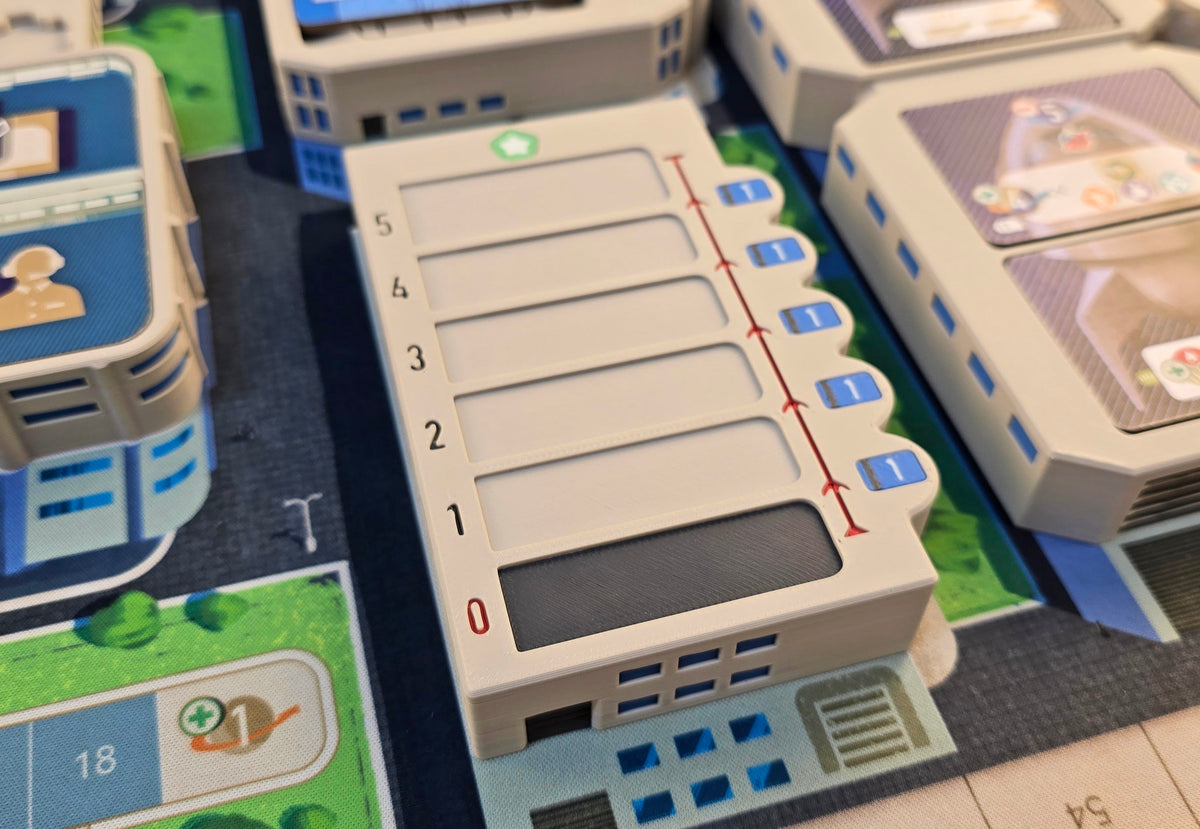 3D gedruckte Gebäude passend zu Galactic Cruise