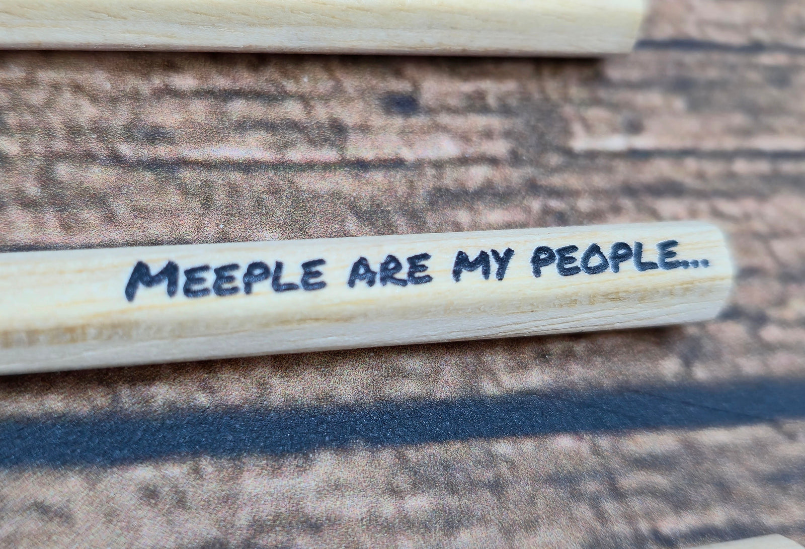 Bedruckte Bleistifte für Brettspiele & D&D