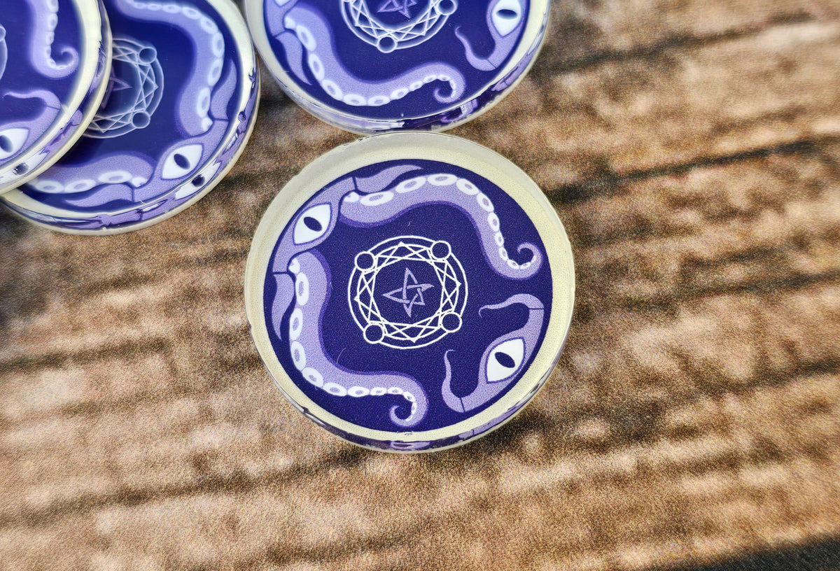 Arkham Horror Chaos Acryl Deluxe Token für Erweiterung