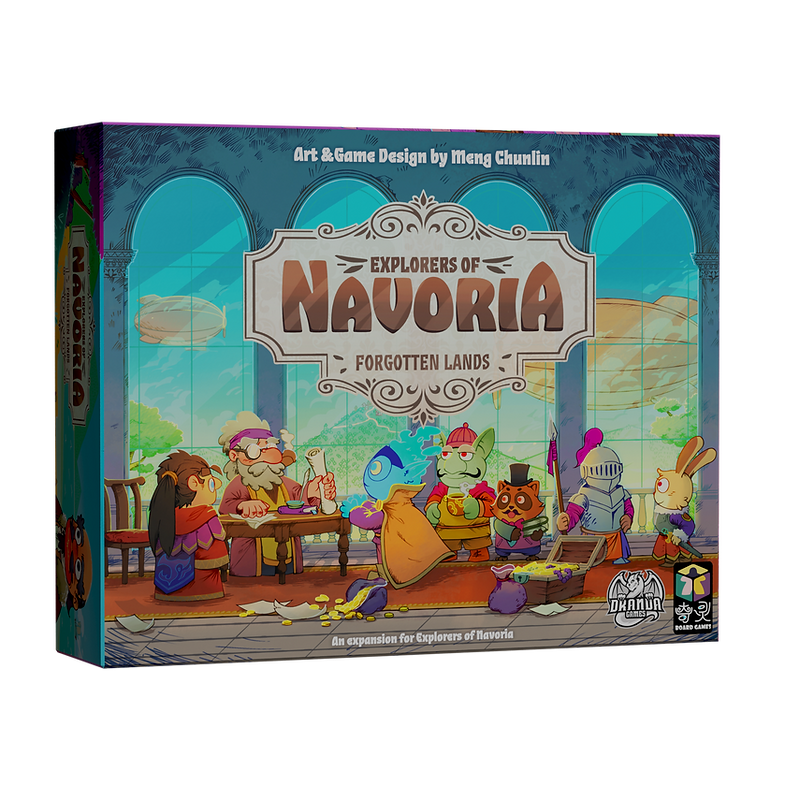 Explorers of Navoria Board Game - Forgotten Lands Expansion